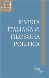 Fascicule, Rivista italiana di filosofia politica : 4, 2023, Firenze University Press