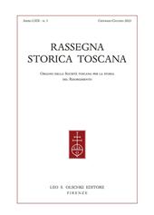 Fascicule, Rassegna storica toscana : LXVIX, 1, 2023, L.S. Olschki