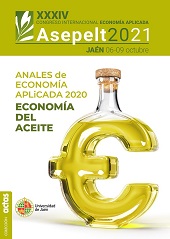 E-book, Anales de economía aplicada 2020 : economía del aceite : XXXIV Congreso Internacional de Economía aplicada ASEPELT 2021 : comunicaciones seleccionadas : Jaén, 6 al 9 de octubre de 2021, Universidad de Jaén
