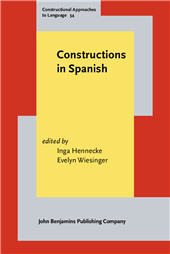 E-book, Constructions in Spanish, John Benjamins Publishing Company