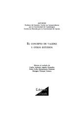 eBook, El concepto de validez y otros estudios, Ross, Alf., Ediciones Olejnik