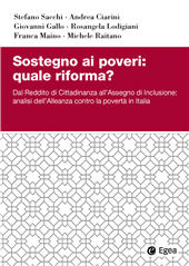 eBook, Sostegno ai poveri : quale riforma? : dal Reddito di Cittadinanza all'Assegno di Inclusione : analisi dell'Alleanza contro la povertà in Italia, EGEA