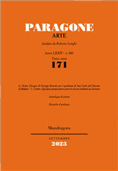 Fascículo, Paragone : rivista mensile di arte figurativa e letteratura. Arte : LXXIV, 171, 2023, Mandragora