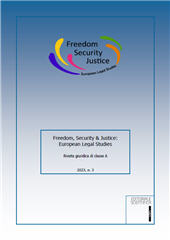 Fascicule, Freedom, security & justice : european legal studies : 3, 2023, Editoriale Scientifica