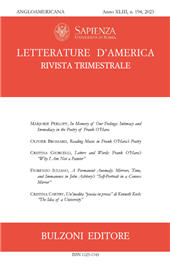 Fascicolo, Letterature d'America : rivista trimestrale : XLIII, 194, 2023, Bulzoni