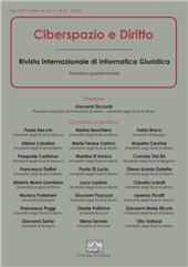 Fascículo, Ciberspazio e diritto : rivista internazionale di informatica giuridica : 24, 2, 2023, Enrico Mucchi Editore