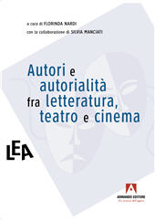 eBook, Autori e autorialità fra letteratura, teatro e cinema, Armando editore