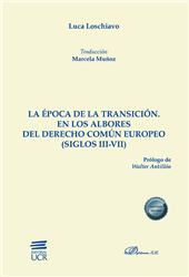eBook, La época de la transición : en los albores del derecho común europeo (siglos III-VII), Dykinson