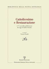 Chapitre, Giovanni Spadolini : i cattolici, la Chiesa e lo Stato, Polistampa