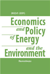 Fascicule, Economics and Policy of Energy and Environment : 1, 2023, Franco Angeli