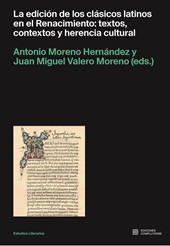 E-book, La edición de los clásicos latinos en el Renacimiento : textos, contextos y herencia cultural, Ediciones Complutense