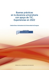 E-book, Buenas prácticas en la docencia universitaria con apoyo de TIC : experiencias en 2022, Prensas de la Universidad de Zaragoza