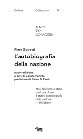 E-book, L'autobiografia della nazione, Gobetti, Piero, Aras edizioni
