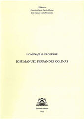 eBook, Homenaje a José Manuel Fernández Colinas, Universidad de Oviedo