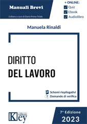 E-book, Diritto del lavoro, Rinaldi, Manuela, Key editore