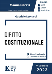 E-book, Diritto costituzionale, Leonardi, Gabriele, Key editore