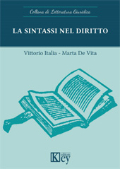 eBook, La sintassi nel diritto, Italia, Vittorio, Key editore
