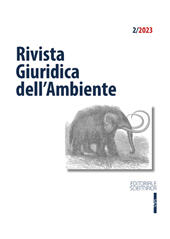 Issue, Rivista giuridica dell'ambiente : 2, 2023, Editoriale scientifica