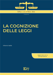 eBook, La cognizione delle leggi, Italia, Vittorio, Key editore