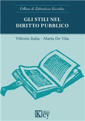 E-book, Gli stili nel diritto pubblico, Italia, Vittorio, Key editore