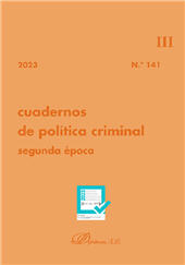 Fascículo, Cuadernos de Política Criminal : 141, III, 2023, Dykinson