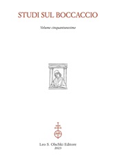 Issue, Studi sul Boccaccio : LI, 2023, L.S. Olschki