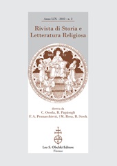 Articolo, Memoria religiosa, amnesia storica : Arminio, Arcelli, Tornamira nella congregazione cassinese, L.S. Olschki