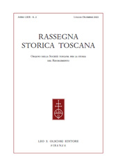 Fascículo, Rassegna storica toscana : LXVIX, 2, 2023, L.S. Olschki