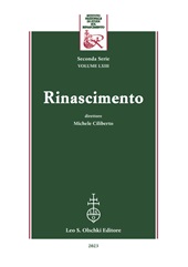 Artikel, Lo Sfondo Storico del Rinascimento Fiorentino, L.S. Olschki