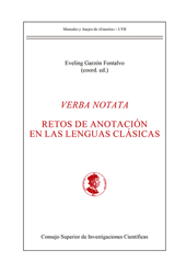 eBook, Verba notata : retos de anotación en las lenguas clásicas, CSIC, Consejo Superior de Investigaciones Científicas