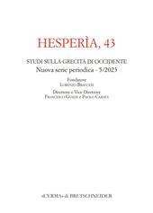 Issue, Hesperìa : 43, 2023, "L'Erma" di Bretschneider