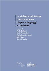 E-book, La violenza nel teatro contemporaneo : lingue e linguaggi a confronto, Firenze University Press