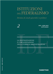 Issue, Istituzioni del federalismo : rivista di studi giuridici e politici : XLIV, 2, 2023, Rubbettino