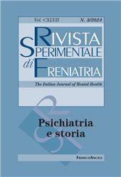 Artikel, Spunti microstorici per la storia contemporanea della psichiatria italiana, Franco Angeli