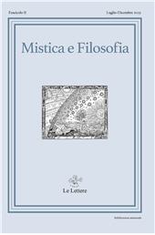 Heft, Mistica e filosofia : V, 2, 2023, Le Lettere