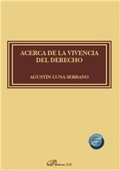 E-book, Acerca de la vivencia del derecho, Luna Serrano, Agustín, 1935-, Dykinson