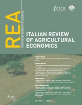 Fascicule, Rivista di economia agraria : LXXVIII, 1, 2023, Firenze University Press
