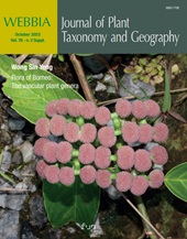 Fascicule, WEBBIA : journal of plant taxonomy and geography : 78, 2, supplemento, 2023, Firenze University Press