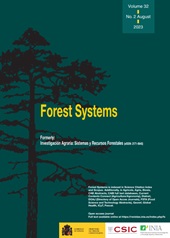 Fascicule, Forest systems : 32, 2, 2023, CSIC, Consejo Superior de Investigaciones Científicas