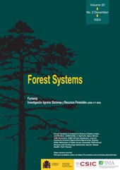 Fascículo, Forest systems : 32, 3, 2023, CSIC, Consejo Superior de Investigaciones Científicas