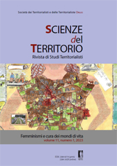 Issue, Scienze del Territorio : rivista di Studi Territorialisti : 11, 1, 2023, Firenze University Press