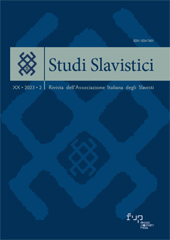 Fascicolo, Studi slavistici : rivista dell'associazione italiana degli Slavisti : XX, 2, 2023, Firenze University Press