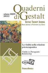 Fascicolo, Quaderni di Gestalt : rivista semestrale di psicoterapia della Gestalt : 2, 2023, Franco Angeli