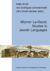 E-book, Mizmor Le-David : studies in Jewish languages, CSIC, Consejo Superior de Investigaciones Científicas