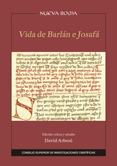 E-book, Vida de Barlán e Josafá : estudio y edición, CSIC, Consejo Superior de Investigaciones Científicas