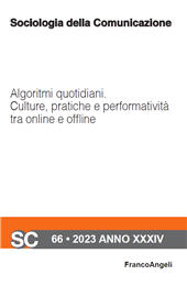 Article, Algoritmi e vita quotidiana : un approccio socio-comunicativo critico, Franco Angeli