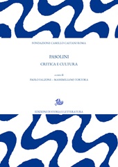 E-book, Pasolini : critica e cultura, Edizioni di storia e letteratura