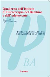 Issue, Psiba : Quaderno dell'Istituto di Psicoterapia del bambino e dell'adolescente : 58, 2, 2023, Mimesis Edizioni