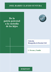 eBook, De la patria potestad a la custodia de los hijos, Dykinson