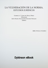 E-book, La vulneración de la norma : estudios jurídicos, Dykinson